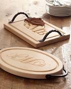 18" Oval Board with Handles Personalized with handles